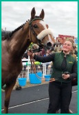 Wemyss in the winners enclosure with Katie in top spot